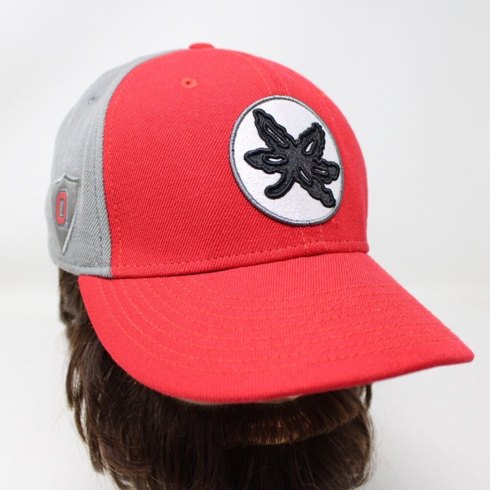 Nike‎ Ohio State Hat Men Snapback Red 100% Wool Adjustable Buckeyes Cap OSFA